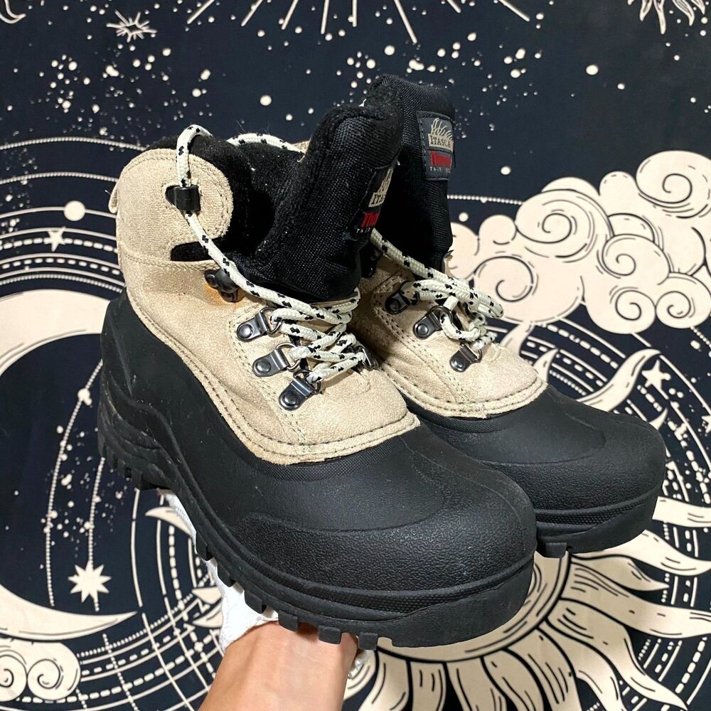 Itasca Icebreaker 642058 Winter Snow Boot Men's 9 Beige Suede Thermolite Outdoor